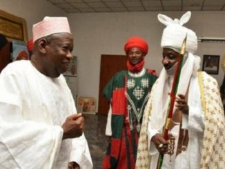 Ganduje to Sanusi, “Send Account Details For N4.5m Compensation for Your Demolished N250m”