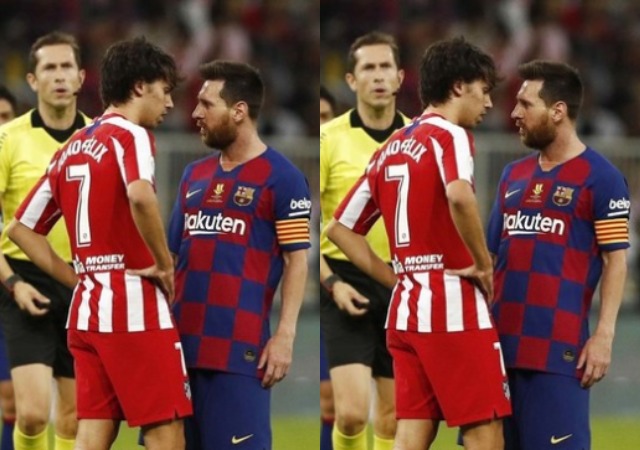 Messi Gets in a Fight with Athletico Stars as Barca Lose In Spanish Super Cup