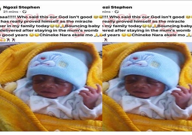 Yet Another Miracle As Lady Finally Gives Birth After An 8-Year Long Pregnancy (Photo)