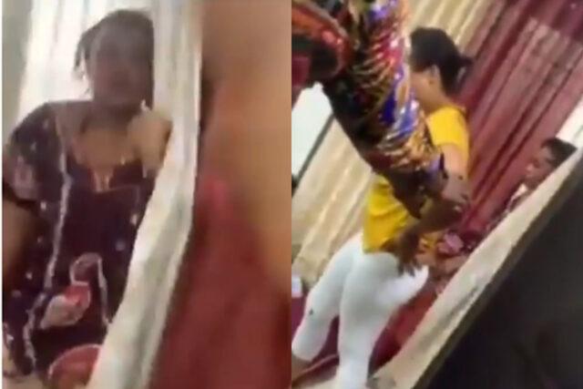 Angry Sister Reacts As Brothers Five Was Caught In The Act With Her Lesbian Partner(Video)