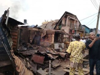 Lives Lost After Gas Exploded At Baruwa, Lagos State [Photos]