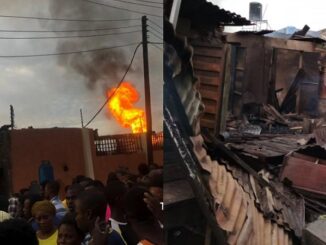 Lives Lost After Gas Exploded At Baruwa, Lagos State [Photos]