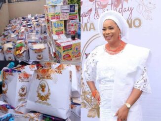 Alli Macaulay, Lagos Lawmaker Blasted for Using COVID-19 Palliative as Birthday Souvenir