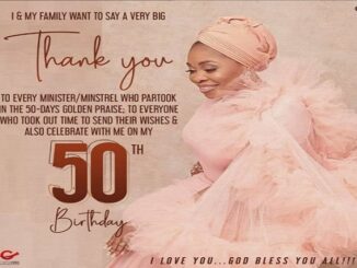 Tope Alabi Awestruck as Bishop Oyedepo Graces Home For Her 50th Birthday[Video]