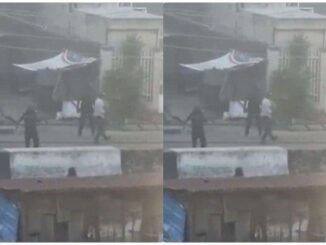 Breaking: Video of Policemen Shooting At Adekunle, Yaba Lagos Surface