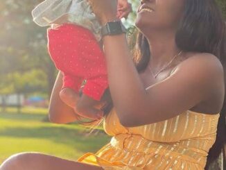 See Cute Photos of Simi and Her Little Princess, Adejare Kosoko