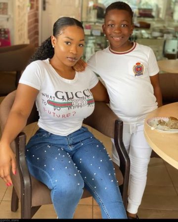 ‘You’re an embarrassment to mankind’ BBNaija’s Jackie B’s son lashes out on her