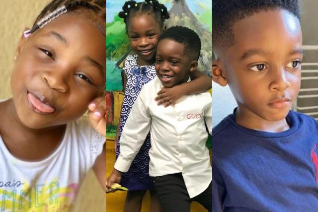 “Make Them Sha Marry” –Reactions As Tiwa Savage’s Son, Jamil And Davido’s Imade Go On Play Date [VIDEO]