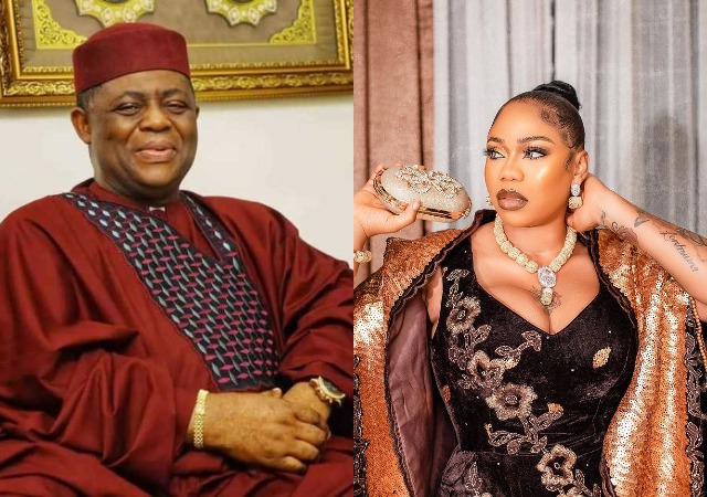 Toyin Lawani Blasts Fani Kayode amidst Divorce Saga with Ex-Wife, Calls Him a Bully