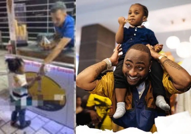 “Na Davido Carbon Copy Be This” – Nigerians React to Video of Ifeanyi Storming Off Angrily As Ice Cream Tricks Him [Video]