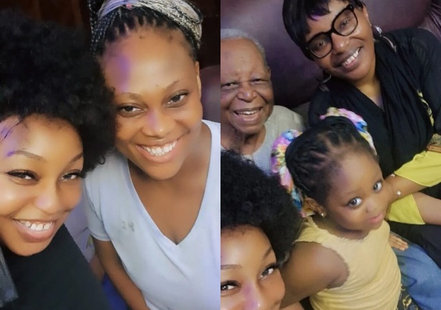 Heavily pregnant Rita Dominic and Family Members Arrive Imo Ahead of Her Wedding [Photos]