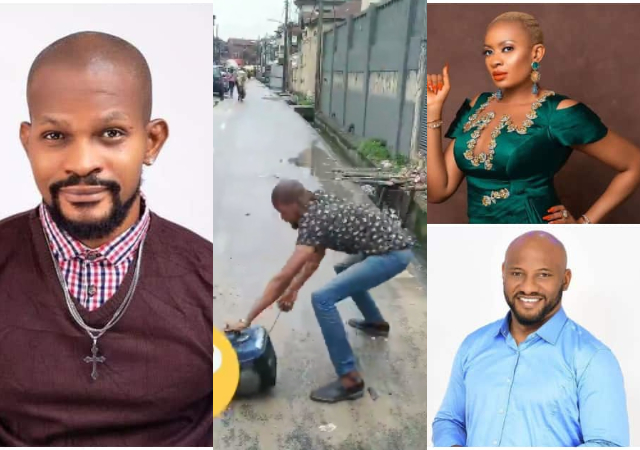 “One man, one wife” – Uche Maduagwu 'drags' Yul Edochie like 'Tiger generator' for blasting him over 'unsolicited' marriage advice [Video]