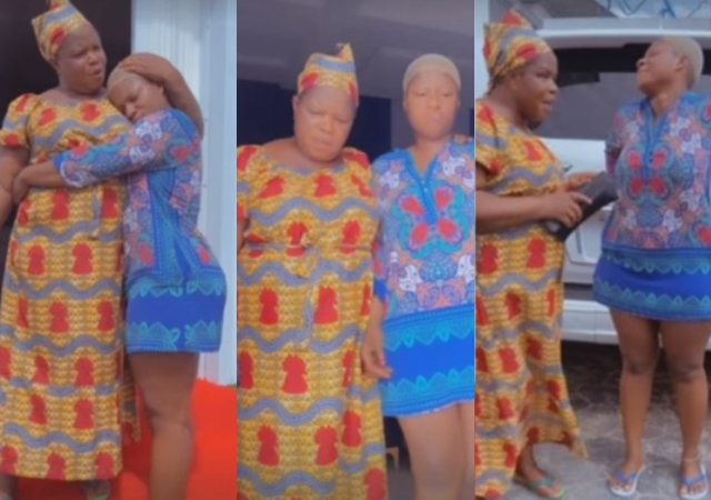 She misses her husband’s house – Reactions as Destiny Etiko gets emotional as her mom insists on leaving