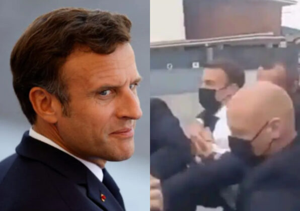 French President, Emmanuel Macron Slapped In Public Again [video ...