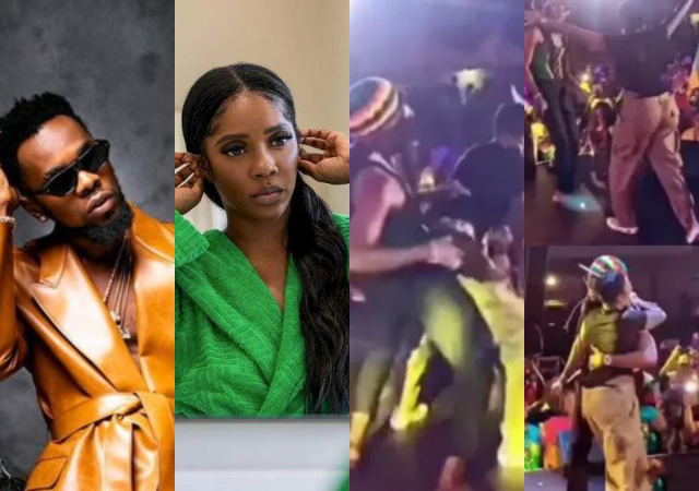 Netizens Reacts as Tiwa expresses disbelief after rocking Patoranking on stage —[Video]