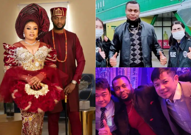 Meet Sammy Riches, Nkiru Sylvanus’ new husband, and also a Japan-based actor