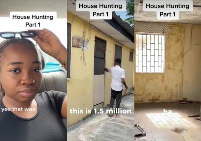 Lady Can’t Believe Her Eyes, Shows Off N1.5M Apartment An Agent Took Her To In Lagos [Video]