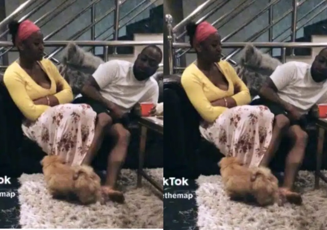 “OBO Won’t Like This Picture” – Netzines Reacts As Man Shares Rare Video Of Chioma And Singer At Home