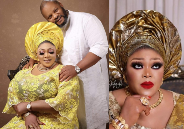 Farida Sobowale’s husband, Demola Odulaja accuses her of sleeping with 18 of his friends