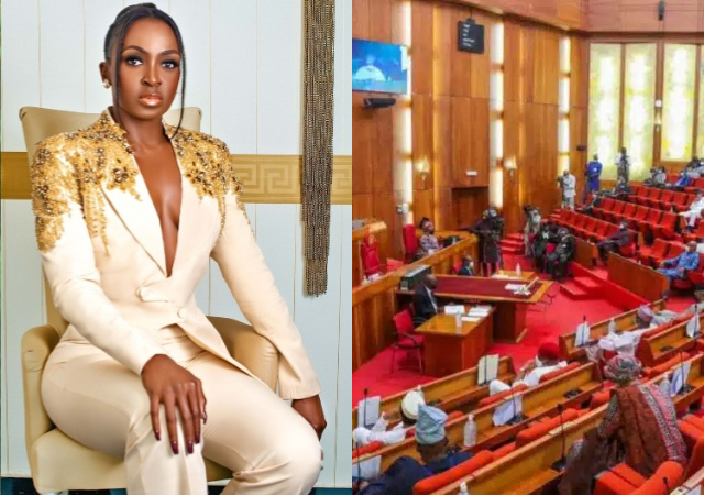 “Nigerians only receive burden, taxes” – Kate Henshaw slams senators over holiday allowances