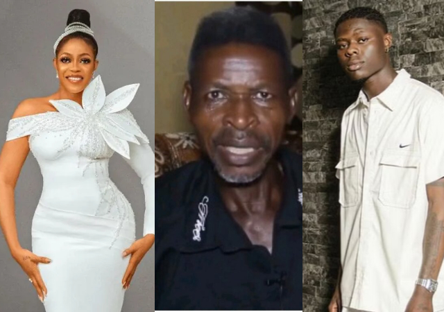 “Sure say na him papa be this sef"- Eve Esin, others question Mohbad’s father for supporting Naira Marley