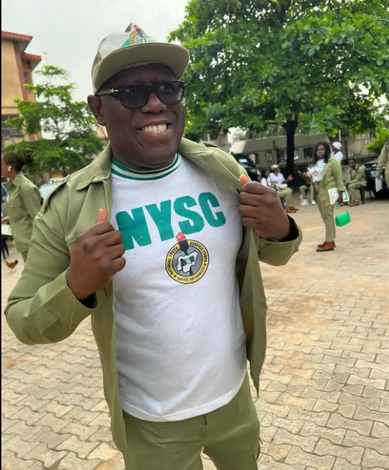  Kenny Ogungbe stirs reactions as he passes out from NYSC at 53