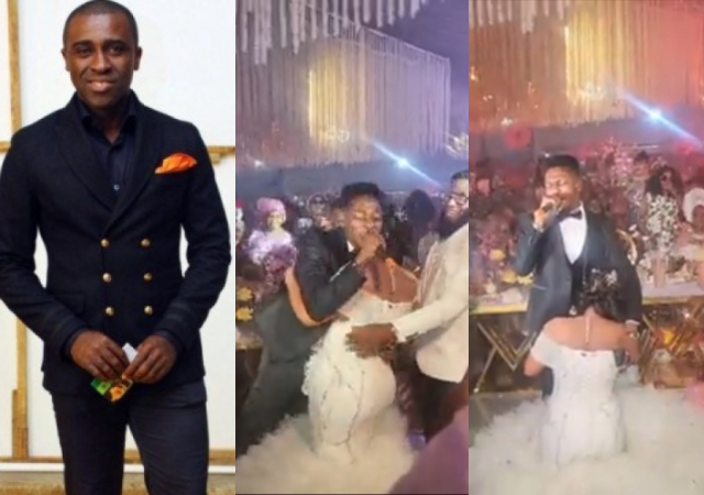 Frank Edoho weighs in on actress kneeling before Moses Bliss at wedding ...