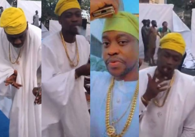 Fans express disappointment as Lateef Adedimeji is seen smoking at an event’