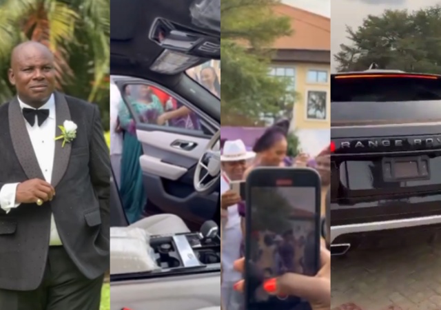 Mitchel Ihezue Sheds Tears of Joy as She Receives New Range Rover as Wedding Gift From her Husband children