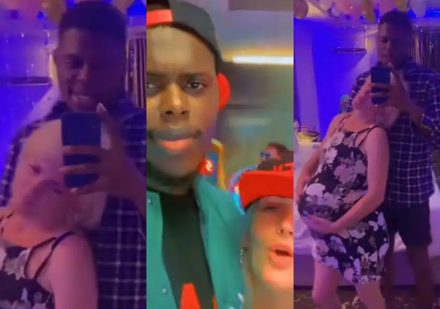 “cl Way Dey Pay Us 50 You Rush Dash Am Belle Greedy Man” Nigerian Mans Video With Pregnant 