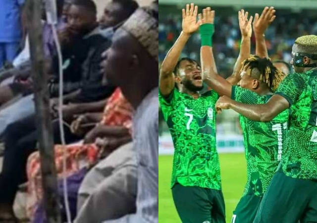 "Dem no gree for sickness"- Men in hospital leaves their beds to support Eagles, video trends