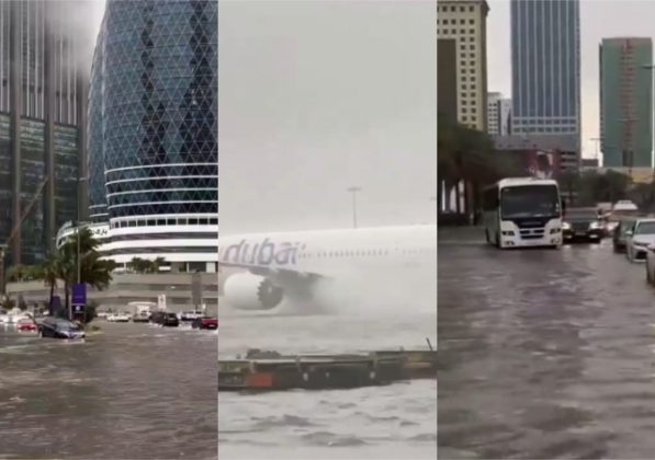 Heavy rainfall floods Dubai airport, malls & residential areas - Gistlover