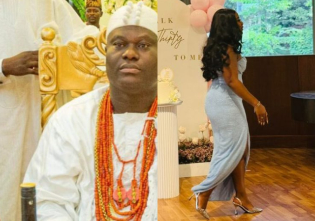 “Go and bring husband to Daddy”- Ooni of Ife urges daughter as she clocks 30