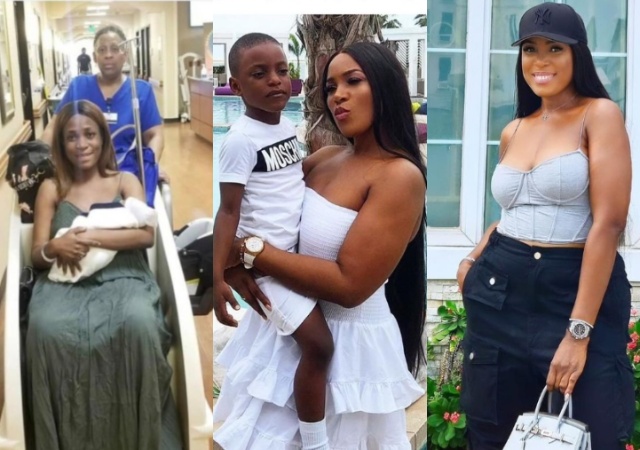 Linda Ikeji under fire for changing son’s surname from baby daddy’s name to hers