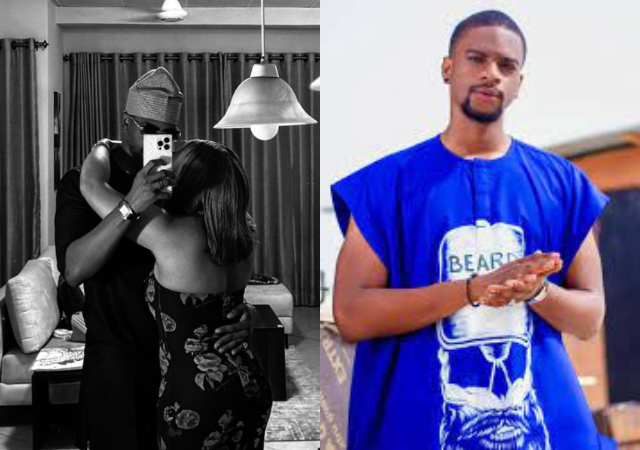 “No face no case”- Olumide Oworu shares loved-up photos as he celebrates mystery girlfriend’s birthday