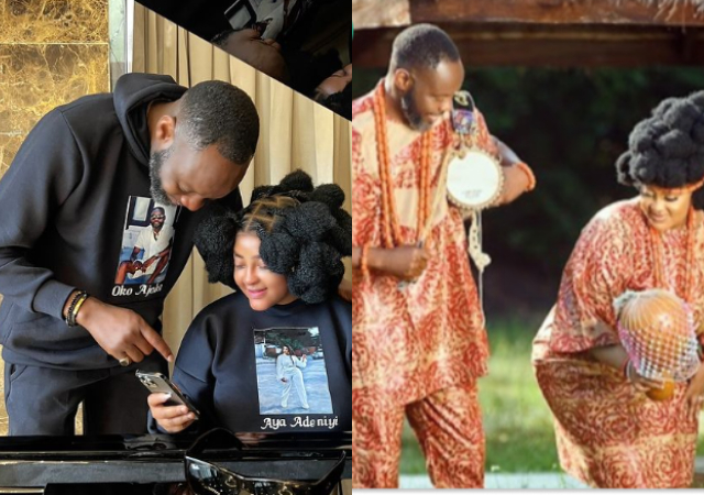 Yoruba Actress Biodun Okeowo and lover shares pre wedding photos online