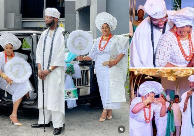 Actress Biodun Okeowo ties the knot with lover traditionally