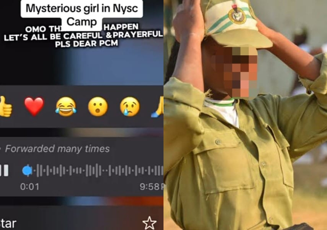 "This is scary” - Reactions as corps member vanishes from NYSC camp, report reveals she had d!ed years ago