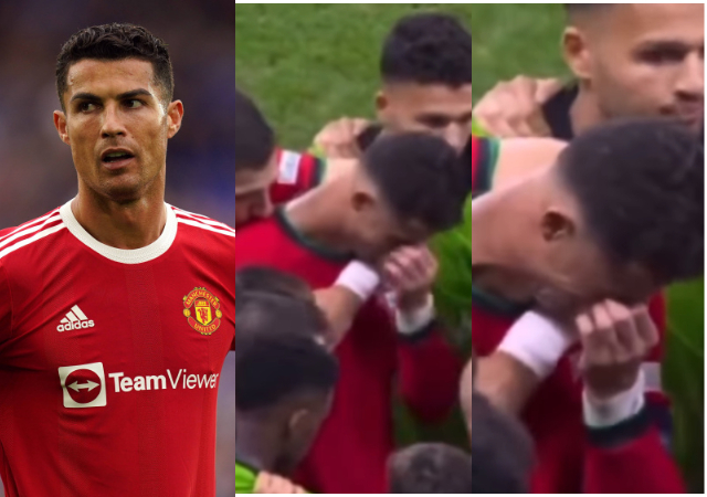 "The real GOAT” - Cristiano Ronaldo shed tears as he sees his mom crying after missing a penalty against Slovenia