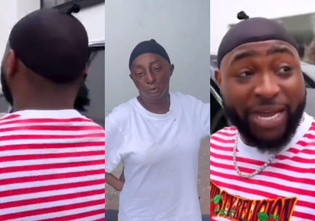 Fans compare Singer Davido to Aunty Ramota after seeing his new wig cap