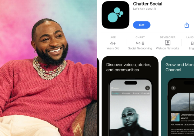 “U don start again" - Davido sparks reactions as he launches new social media app, 'Chatter'