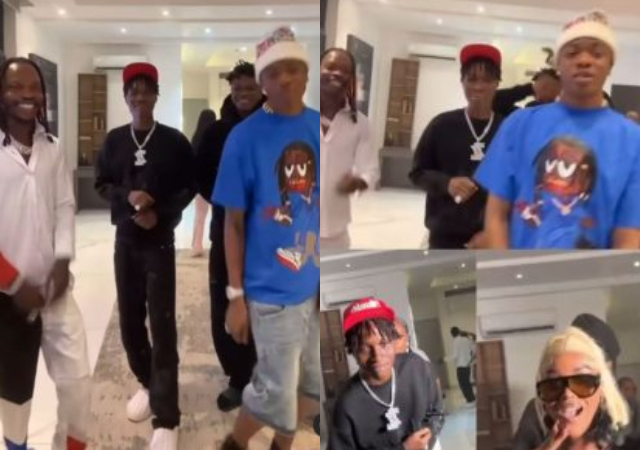 Singer Naira Marley shares video of guys vibing to his new song “Giddem”