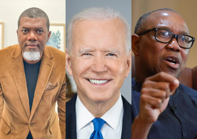 'Joe Biden has just done what Peter Obi ought to have done in 2023' - Reno blasts Obi, says his greed made PDP to lose the election to APC