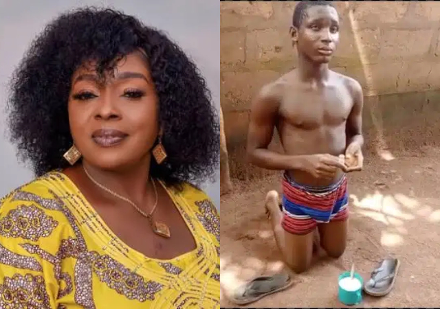 Actress Rita Edochie shares her thought on boy who got caught trying to poison his mother’s tea