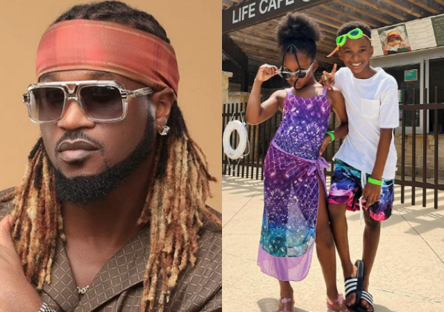 Rude Boy celebrates his twins, Nadia & Nathan as they turn 7, shares cute photos of them