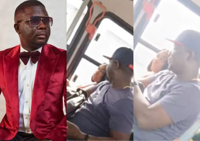 Comedian Seyi Law reacts to viral video of him collecting a lady phone number in a public bus