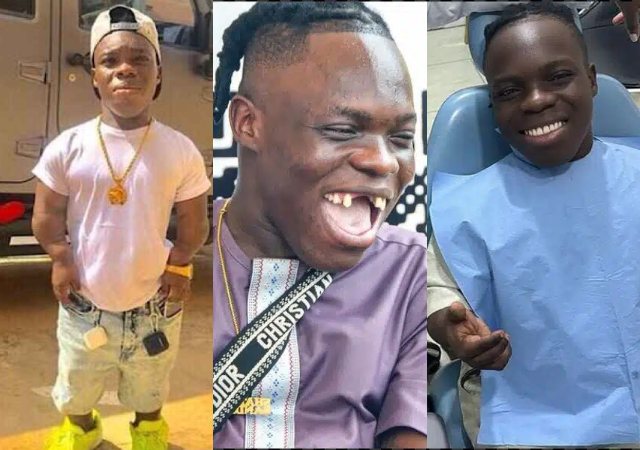 Shatta Bandle shows off his new set of teeth after undergoing dental surgery