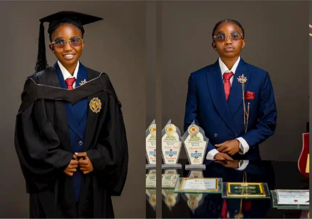 19-year-old lady graduates with First Class in Accounting from Adeleke University