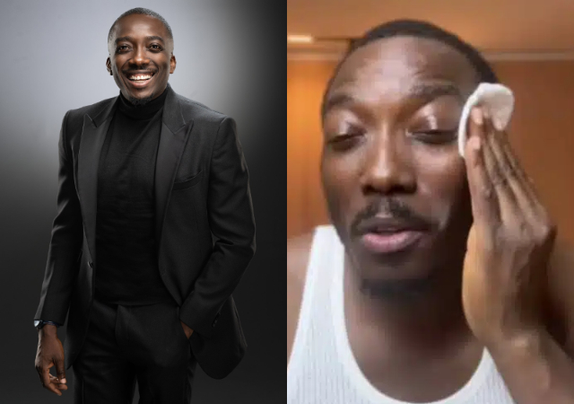 Comedian, Bovi replies naysayers criticizing him for using skincare products