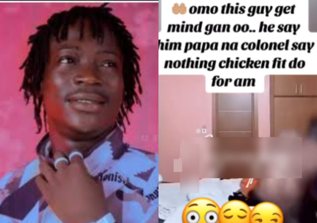 "Omo I pity chicken sha" - DJ Chicken gets beaten on Livestream by his apprentice video goes viral